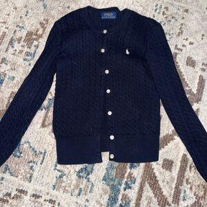 Girls Ralph Lauren polo cardigan
